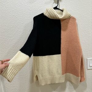 Colorblock Knit Sweater • Size Small • Boutique Find •
